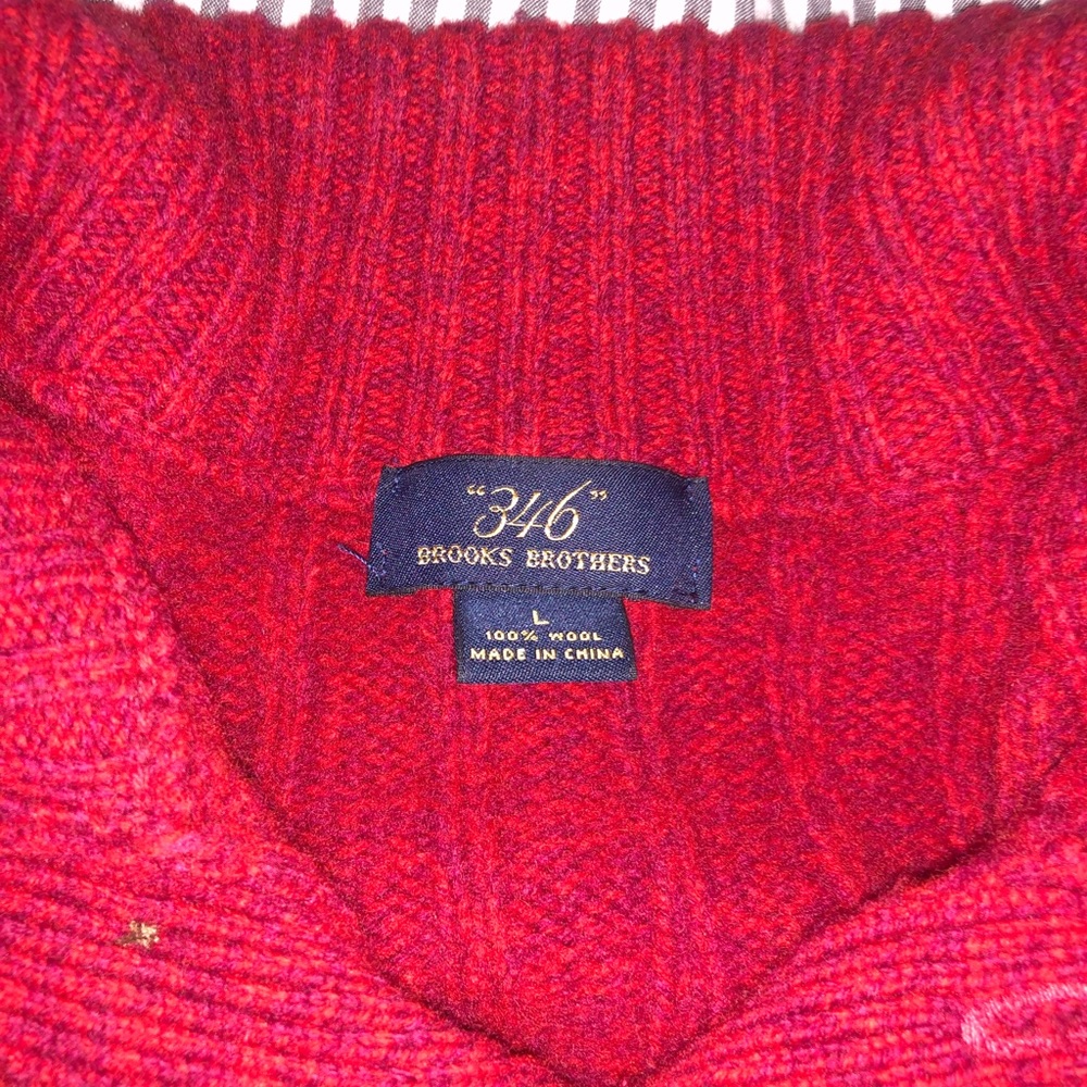 Brooks Brothers 100% wool sweater